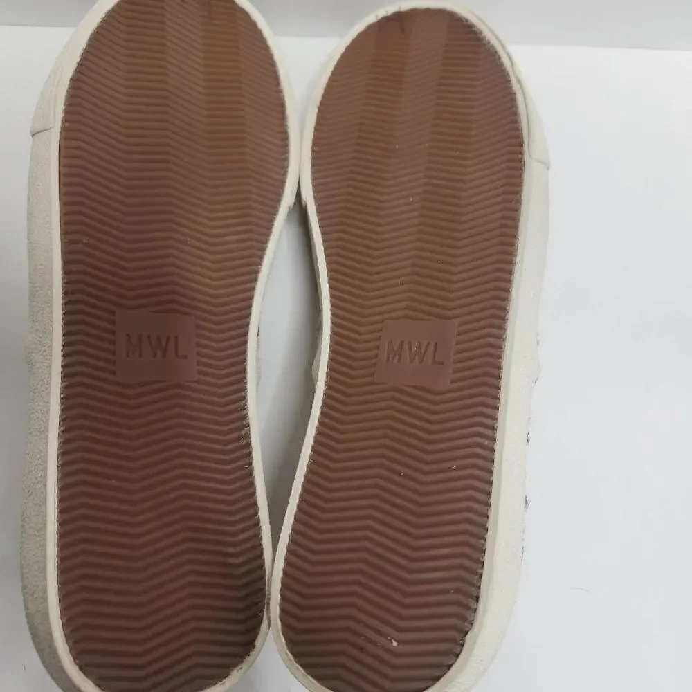 Sidewalk Slip-On Sneakers in Spatter-Painted Calf Hair Size 6